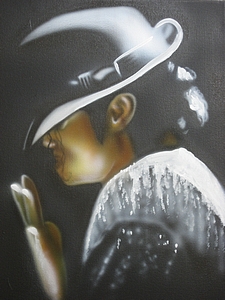 MJ Original painting on a 16x20 inch canvas. This Painting is in a YouTube featured video (SOLD)