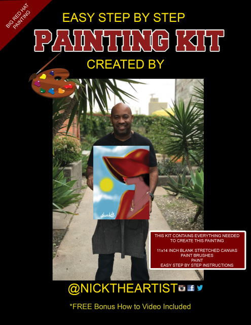 Big Red Hat Painting Kit