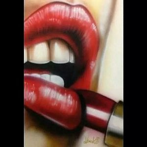 "Lips" LIVE Painting