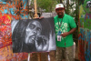 Marley painted LIVE at SXSW in TX 2012. Original 30"x40" painting (SOLD)