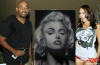 Marilyn Monroe painted LIVE in Palm Springs 2012. Original 24"x36" painting(SOLD)
